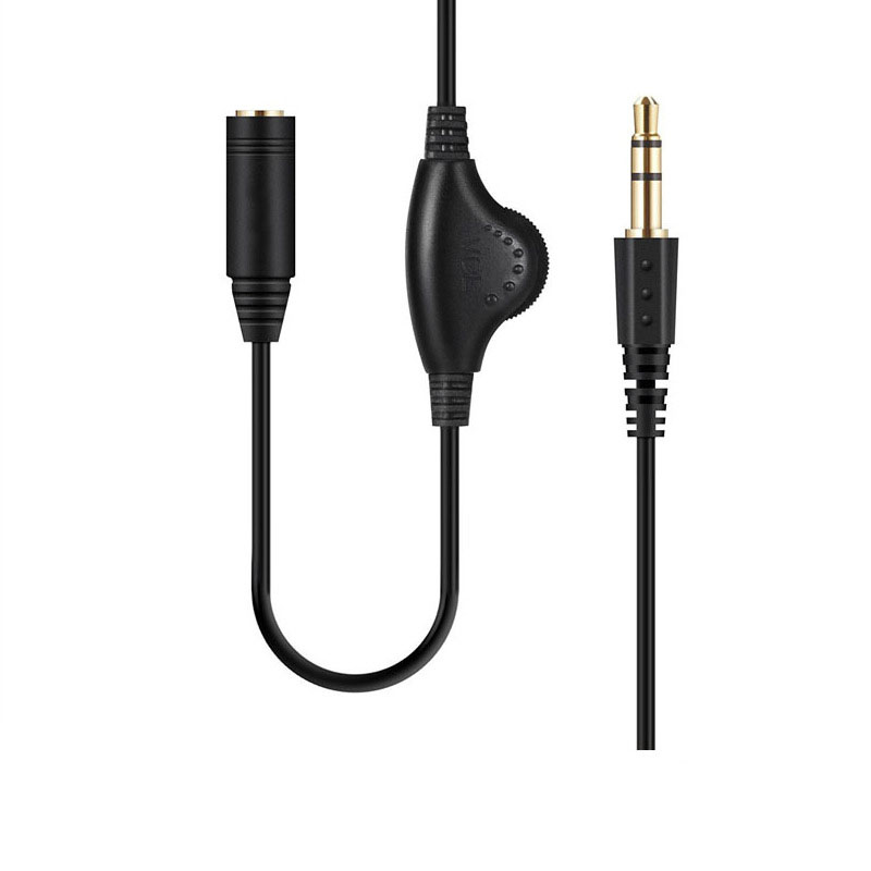 3.5Mm Jack Aux Mannelijk Naar Vrouwelijk Adapter Verlengkabel Audio Stereo Snoer Met Volumeregelaar Koptelefoondraad