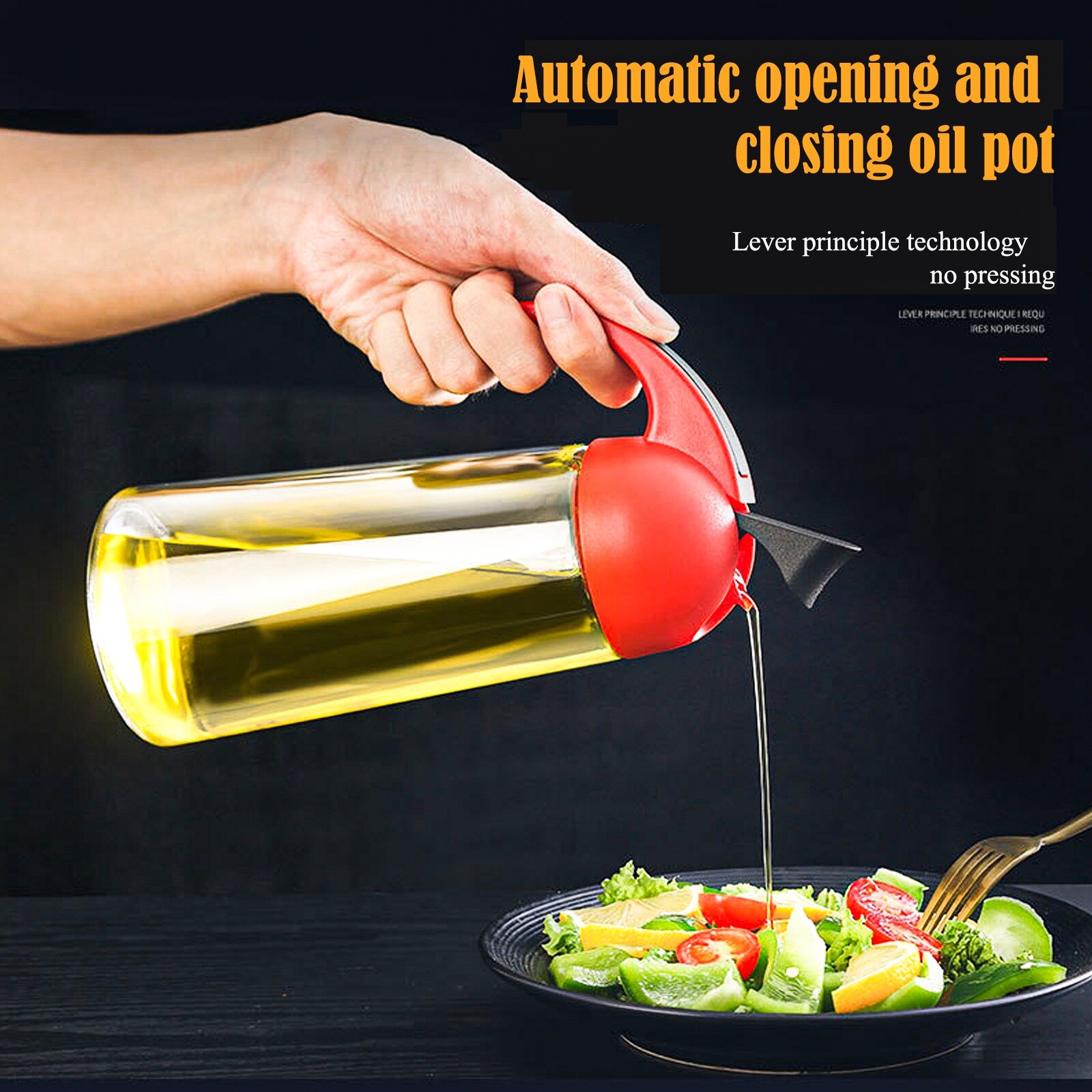 210ml Oil Spray Bottle Kitchen Cooking Baking Vinegar Mist Sprayer Barbecue Spray Bottle Cooking BBQ Tool Baking Accessories: J 630ml 