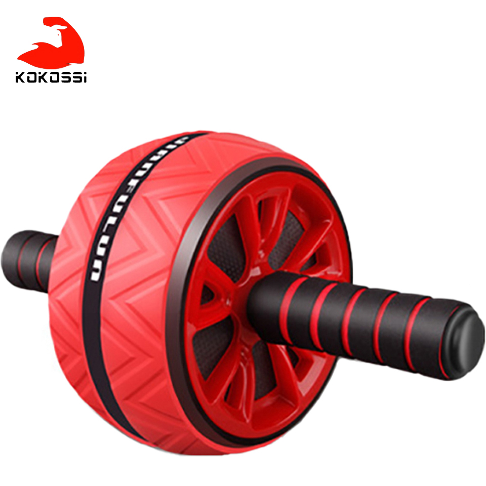 KoKossi-Rodillo Abdominal con alfombrilla, equipo de entrenamiento en casa, gimnasio, boxeo, abdominales, entrenador de ejercicio, herramienta delgada Unisex