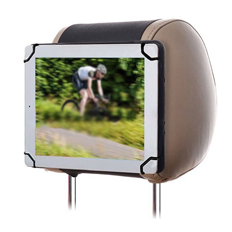 Universele auto tablethouder, verstelbare achterbank hoofdsteun houder voor 9.6-10.1 inch ipad tablet pc, stevig, draagbaar en duurzaam.