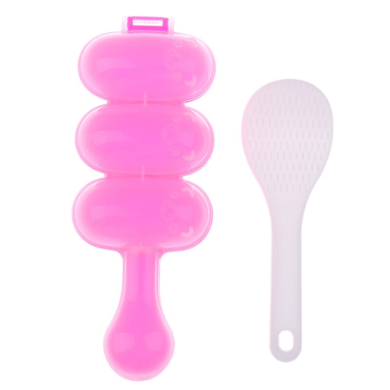 Offre Spéciale 1/2/3 pièces Sushi Moule Onigiri Boule De Riz Bento Presse Moule Outils De Bricolage UTILITAIRE Accessoires De Cuisine Fabricant De Sushi: 2pcs 1set pink