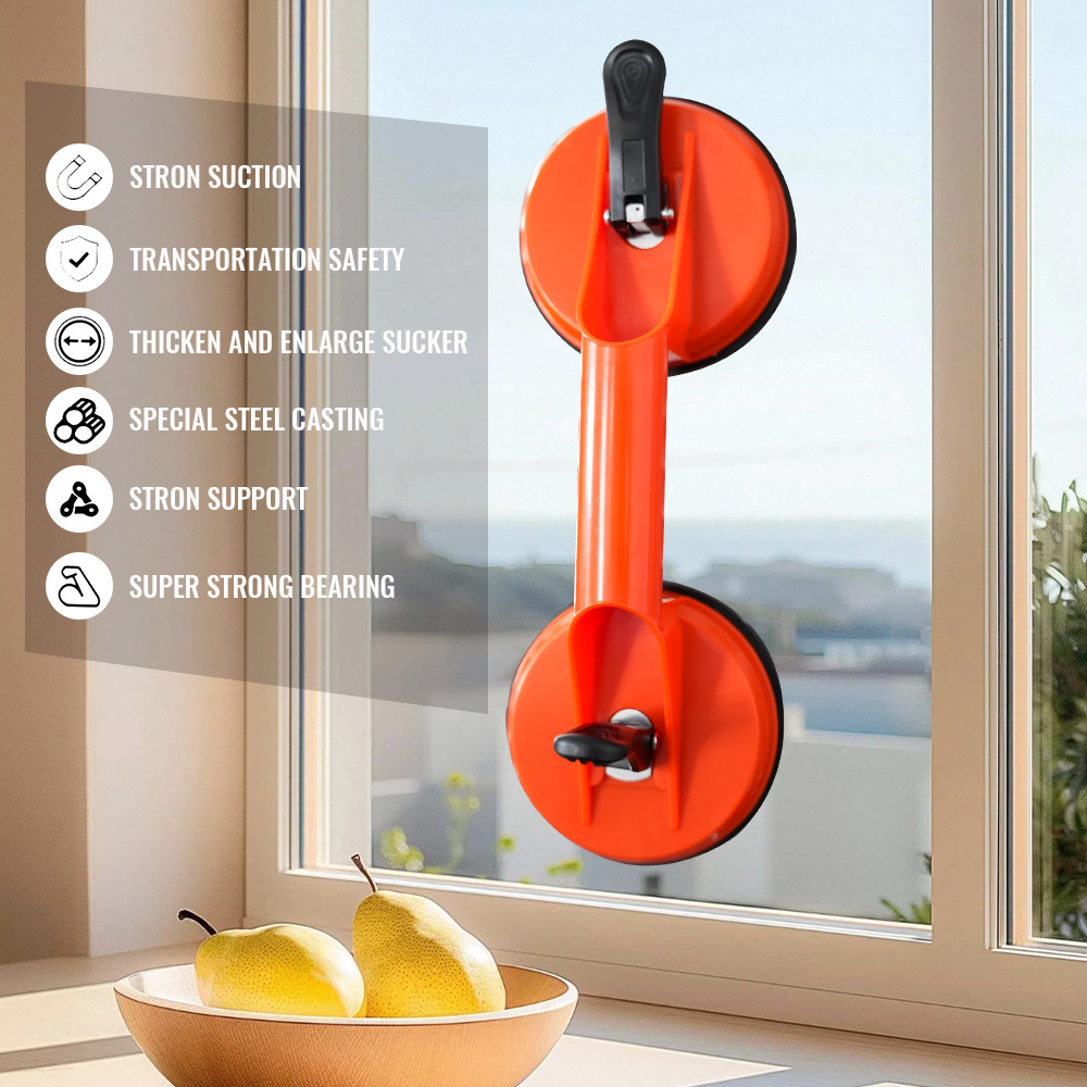 Glas Heben Saugnäpfe schwer Pflicht Vakuum ABS Griff Halfter für Aufzug Boden Fliesen Auto Auto Windschutzscheibe Reparatur Hand Werkzeuge