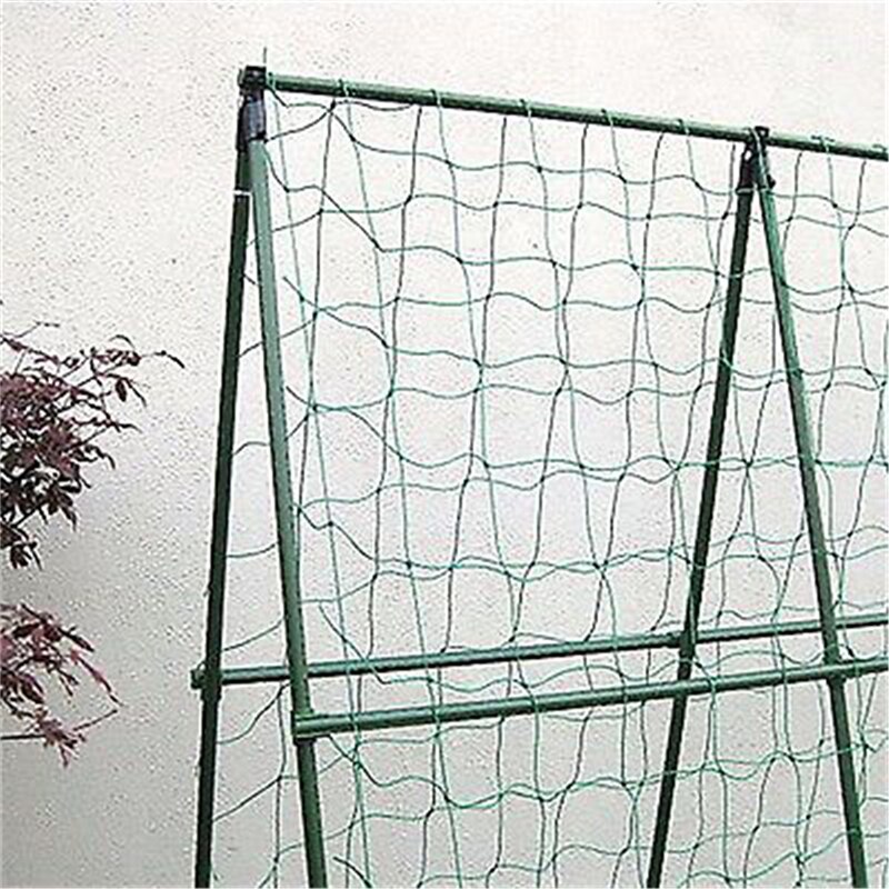 1.8 x 1.8m trädgård grön nylon spaljé nät stöd klätterväxt nät staket