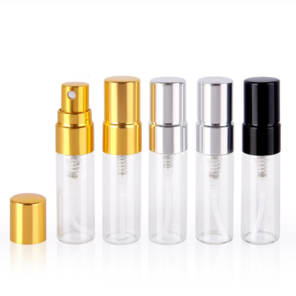 50 stuks 100 stuks 2ml 3ml 5ml 10ml Herbruikbare parfumflesjes, lege mini-sprayflesjes, parfumflesjes, glazen verstuiverflesjes