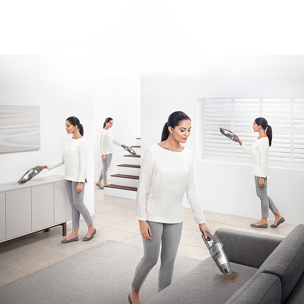 Aspirateur automatique Portable à sec et humide pour voiture (noir)