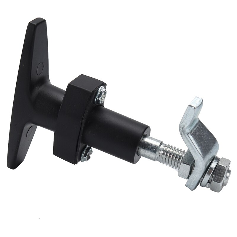 Black Front Fixing T Locks Without Lock Cylinder for Trailer Caravan Canopy Canopie Tool Box