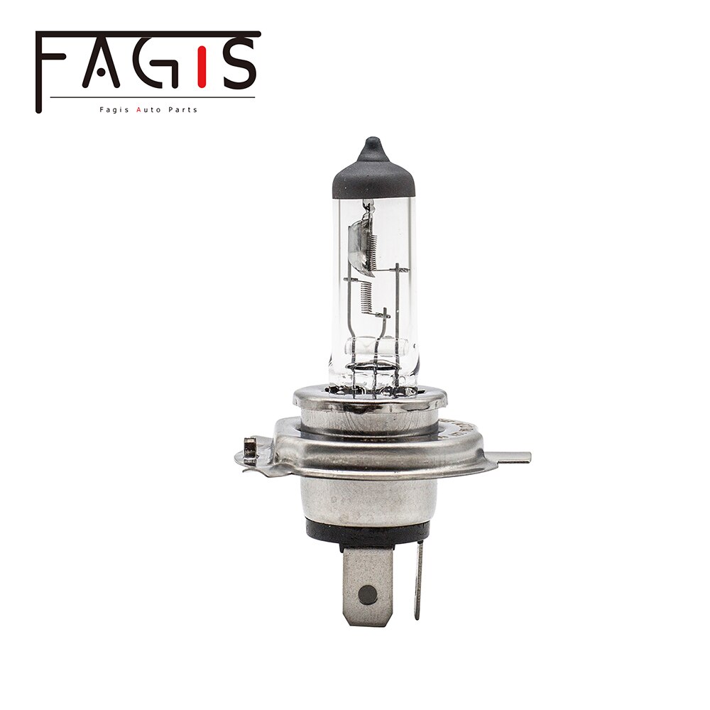 Fagis US Brand H4 9003 HB2 Halogen Lamp 12v 60/55w P43t White Car Headlight Bulb Auto Lighting Clear (1PC)