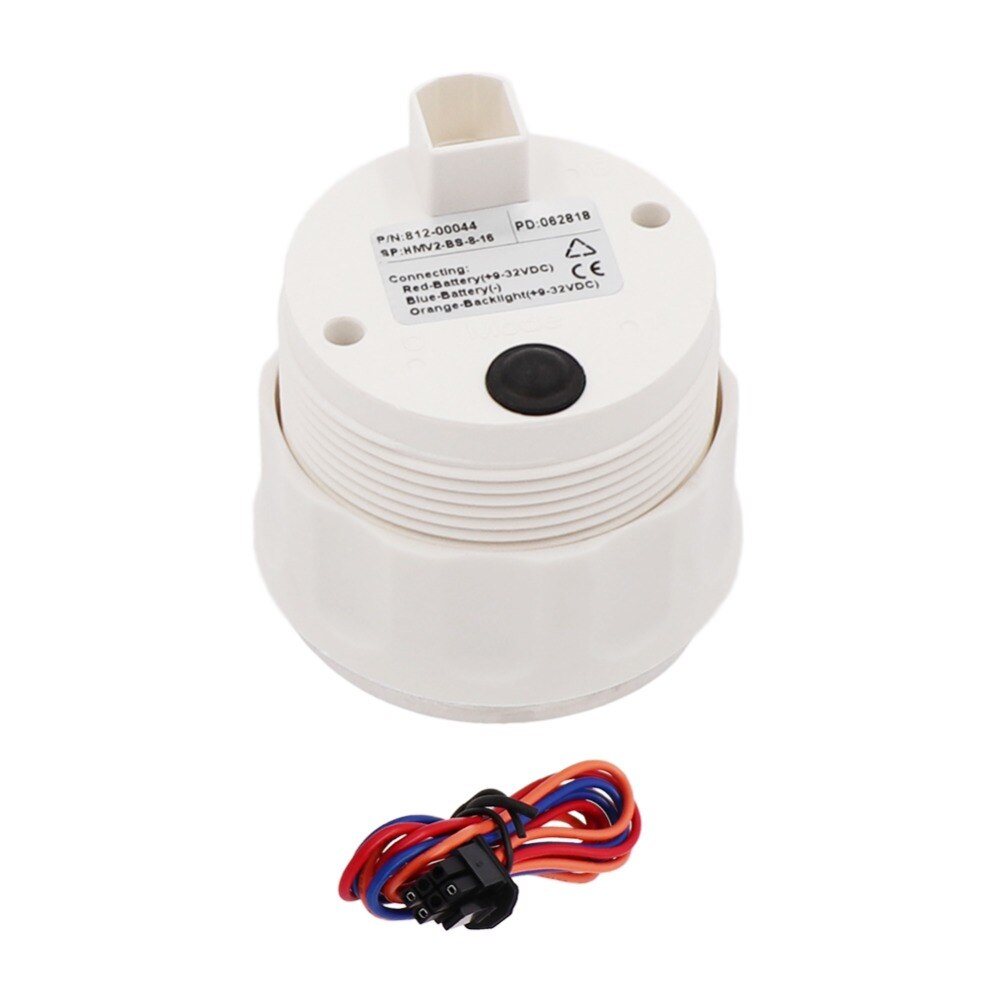 7 colores de luz de fondo de coche barco medidor de voltaje impermeable IP 67 voltímetro 8 ~ 16 V pantalla ajuste motocicleta coche barco