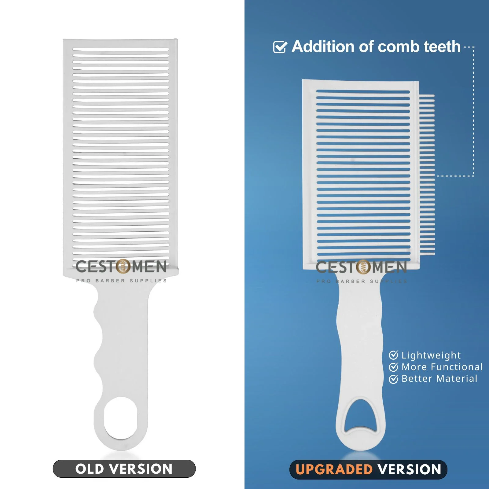 Peine de pelo de , peines profesionales de peluquería, cepillos para salón, herramientas de estilismo para corte de pelo, accesorios de peluquero, 1 ud.