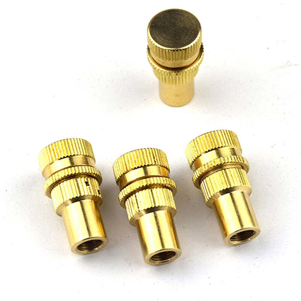 4pcs Universal Off-Road Car Brass Desert Tire Deflators Kit Automatic Tyre Deflator Pressure Reducing Relief Valve