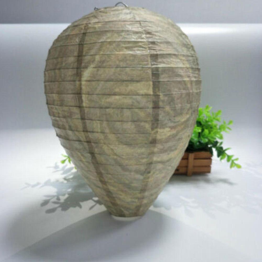 Colmena de imitación impermeable, jaula de abeja de Protección Ambiental eficiente colgante de tela de vórtice, linterna de papel, alrededor de 28x22cm