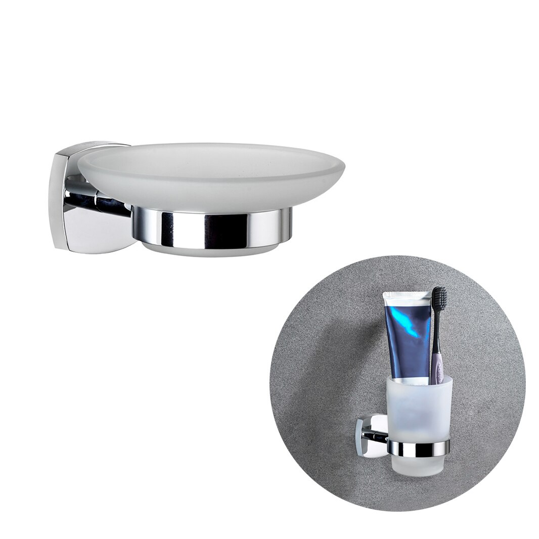 Multifunctional Toothpaste Tube Press Squeezer Plastic Toothpaste Dispenser Tooth Paste Holder Bathroom Accessories Set