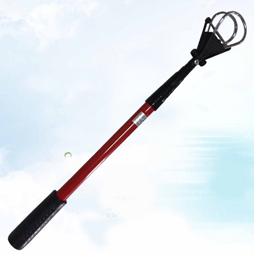 1 pc golfbal-retriever 6 inch uitrekbare, intrekbare grijper met vijf secties voor golfballen: Default Title