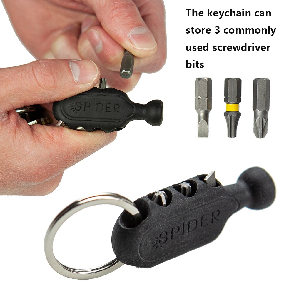 Spider Tool Holster- Life Style Tool Kit with Keychain, Bottle hanger and Tool Holster