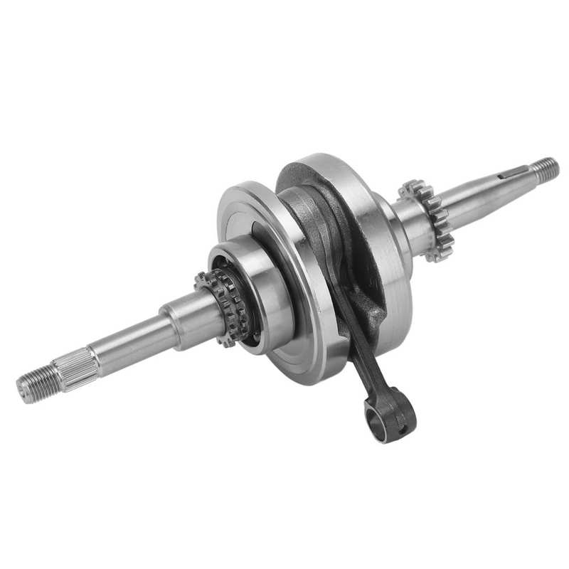 Crankshaft Assembly Crankshaft Connecting Rod Assembly Good Balance Steel Alloy for GY6‑50 60 80CC Scooters