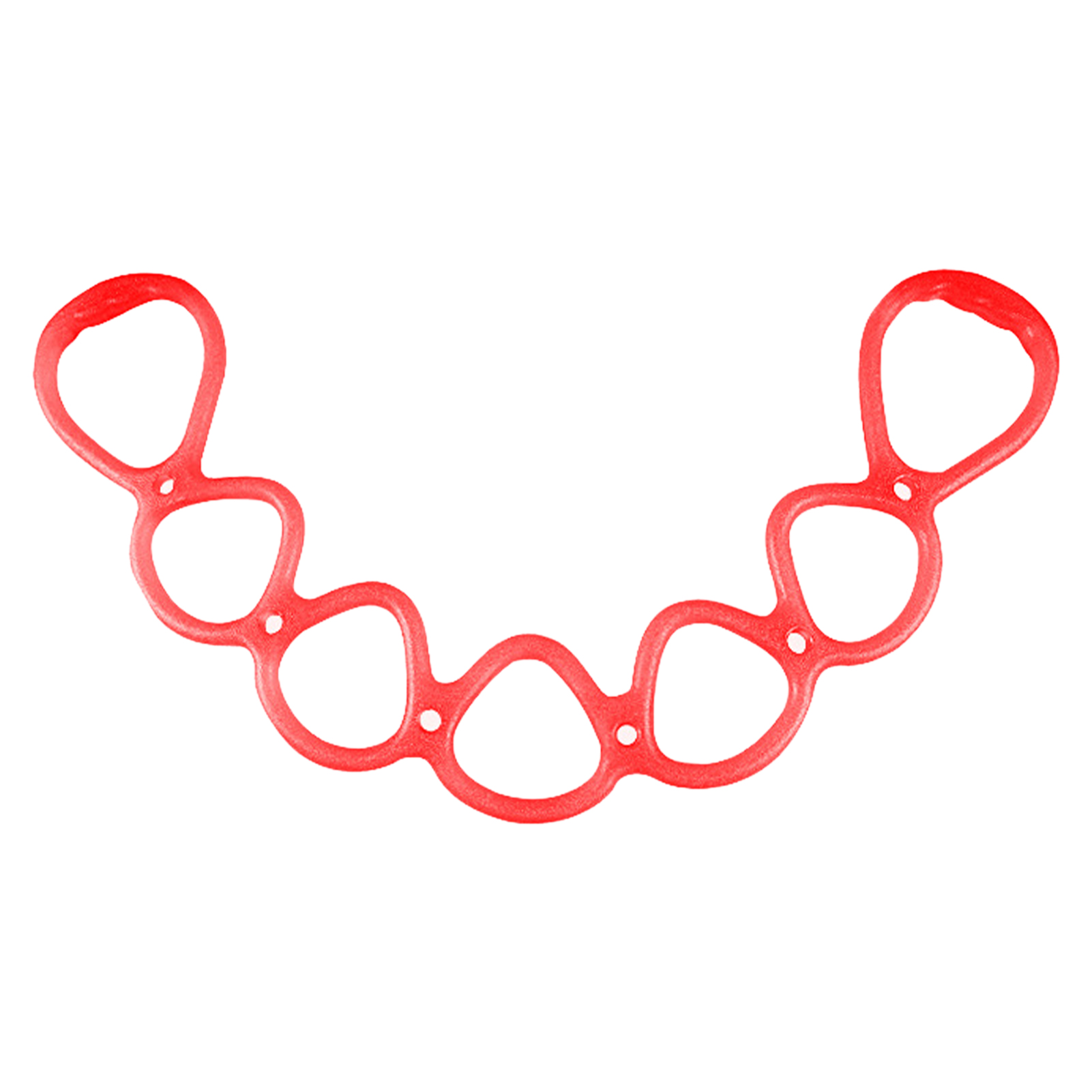 Physical Therapy Home Gym Resistance Exercise Band Working Out Hand Foot Stretchable Back 7 Ring Portable Fitness Leg For Women