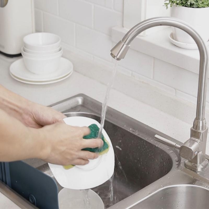 1PC Retractable Basin Sink Water Splash Guard Anti-splash Splashproof Baffle Board Kitchen Bathroom Sink Tool