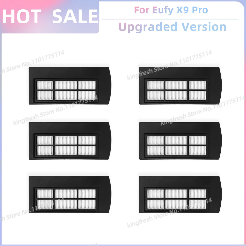 Compatible For Eufy X9 Pro Robot Vacuum Replacement Parts Main Roller Side Brush Hepa Filter Mop Cloth Pad Accessories: Pink