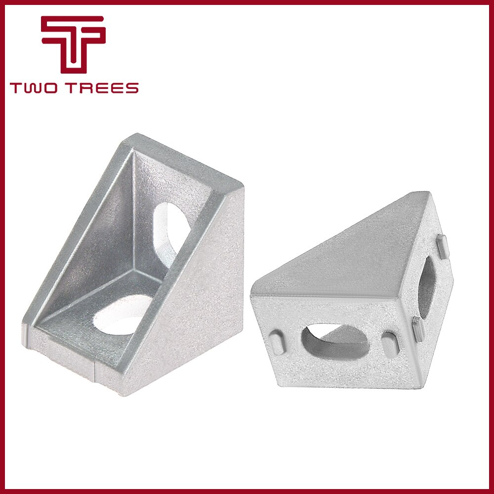 5piece Aluminum Corner Connector bracket fastener Mounting Bracket for EU Standard Series Aluminum Extrusion Profile