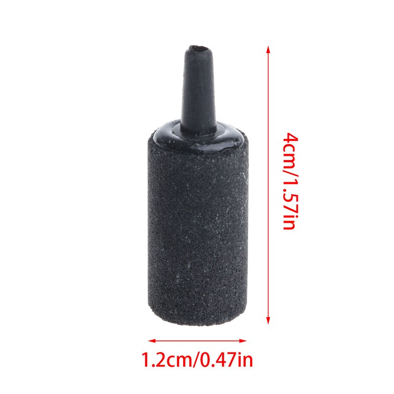 Cilindro de estanque de Acuario, piedra de aire de burbujas, difusor de aireación de tanque de peces, W2 10, 10 unids/set/juego