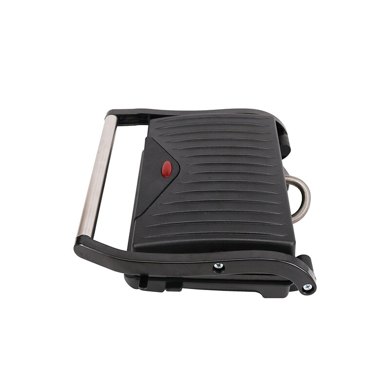 Parrilla eléctrica ofen de doble calentamiento lateral, freidora de carne sin humo, hamburguesa tostada, máquina de carne a la parrilla para el hogar, 750W: Default Title