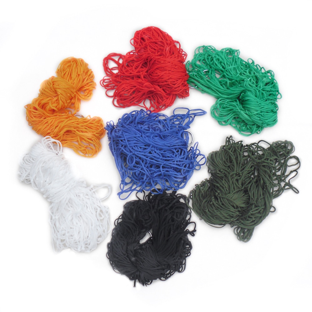 Mesh Sleeping Beds Chairs Outdoor Garden Nylon Swing Beaches Hanging Net Hammock for Household Garden Decorations