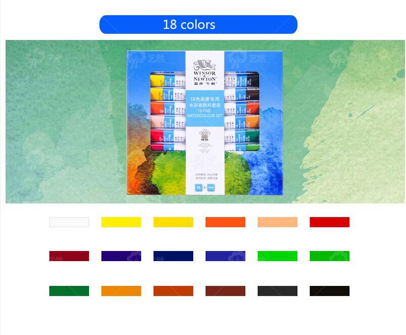 Winsor&Newton 12/18/24 Colors Watercolor Paint... Grandado