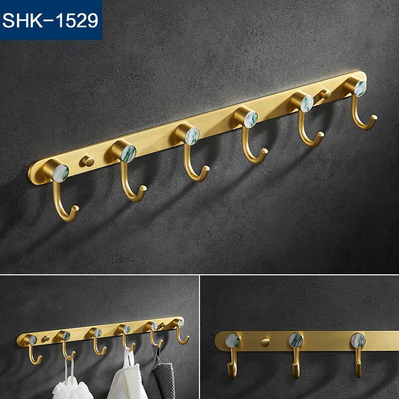 Metal Kitchen hook wall hanging bathroom hanger wall clothes row hook multiple colour: SHK-1529