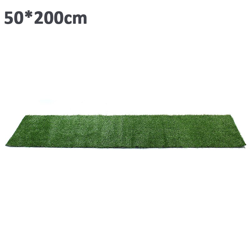 césped Artificial suave, césped Artificial, Alfombra de simulación de césped al Aire Libre Verde para paisaje de Patio y jardín: 50x200cm