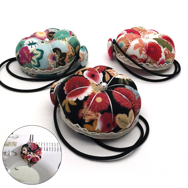 Mini Round Wrist Sewing Pin Cushion Multi-purpose Pincushion DIY Sewing Machine Hand Hanging Pin Holder Ball Alfileres Para Cost