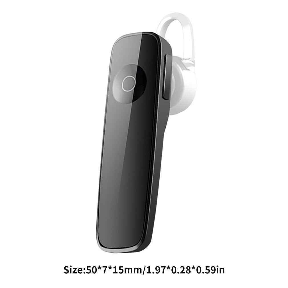 Auriculares Bluetooth M163, Mini cascos Bluetooth estéreo, auriculares inalámbricos para colgar, Auriculares deportivos manos libres con micrófono para teléfono