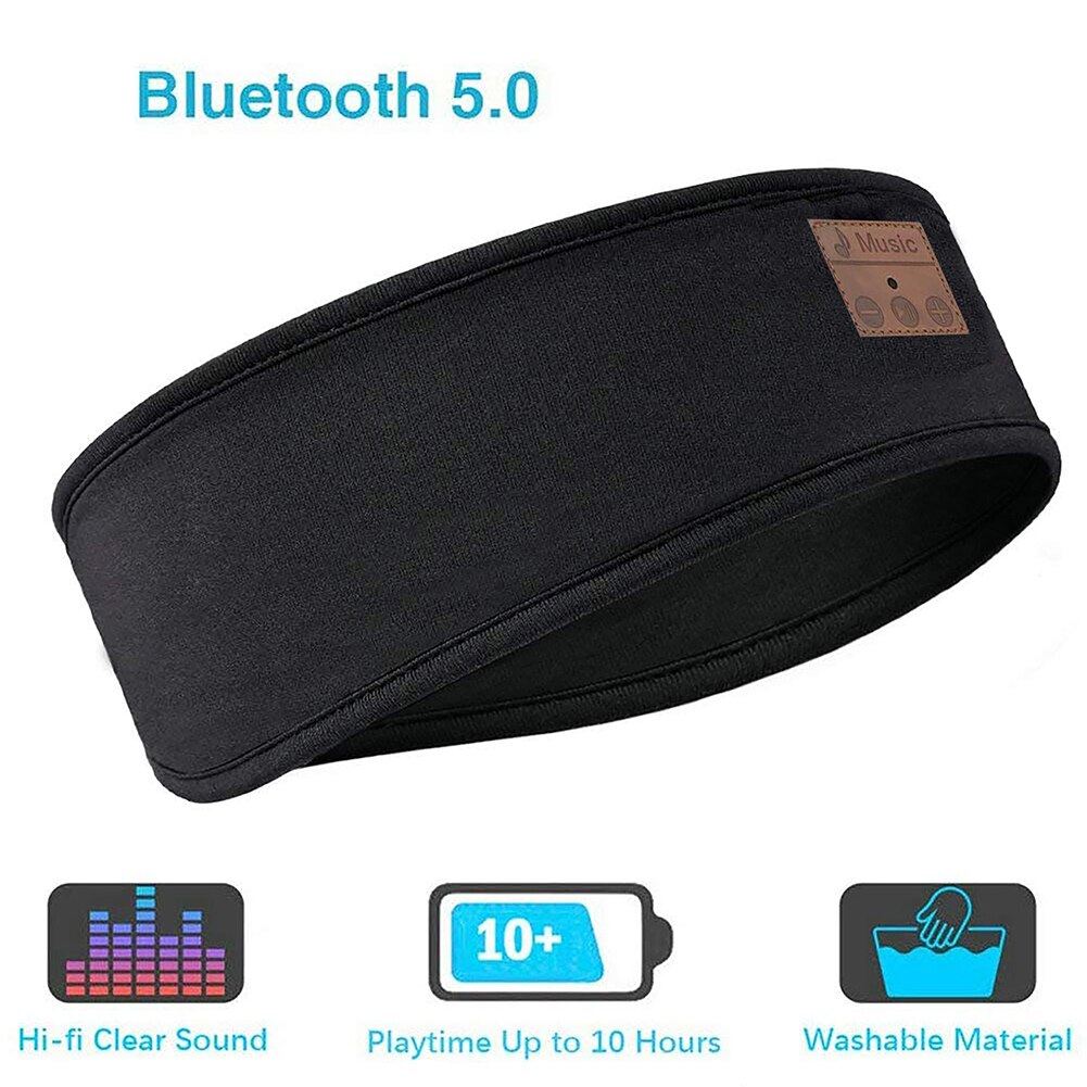 Bluetooth Music Headband Wireless Headset Sports Headband Thin Running Headscarf N66