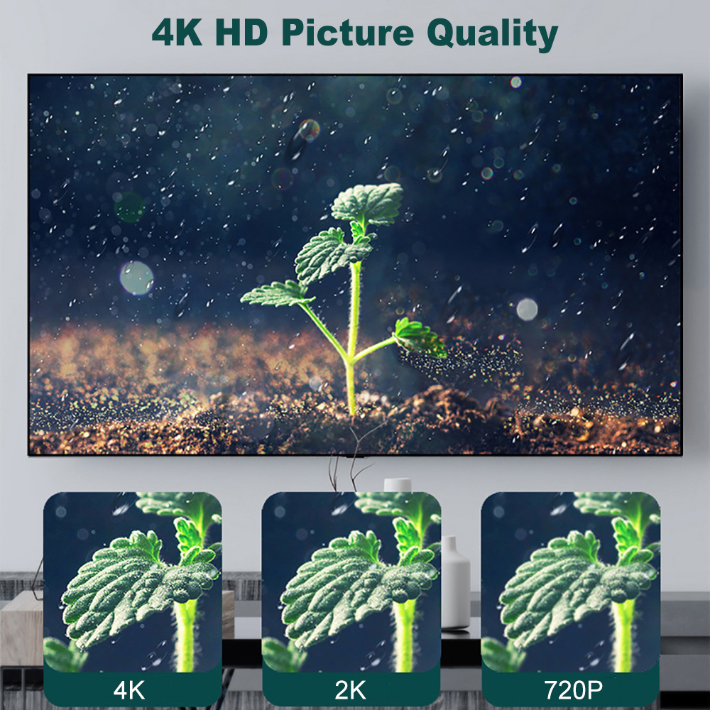 4K DisplayPort to HDMI-compatible Cable DP to HD Adapter 1.8m DisplayPort Video Audio Cable for PC Laptop HDTV Projector Monitor