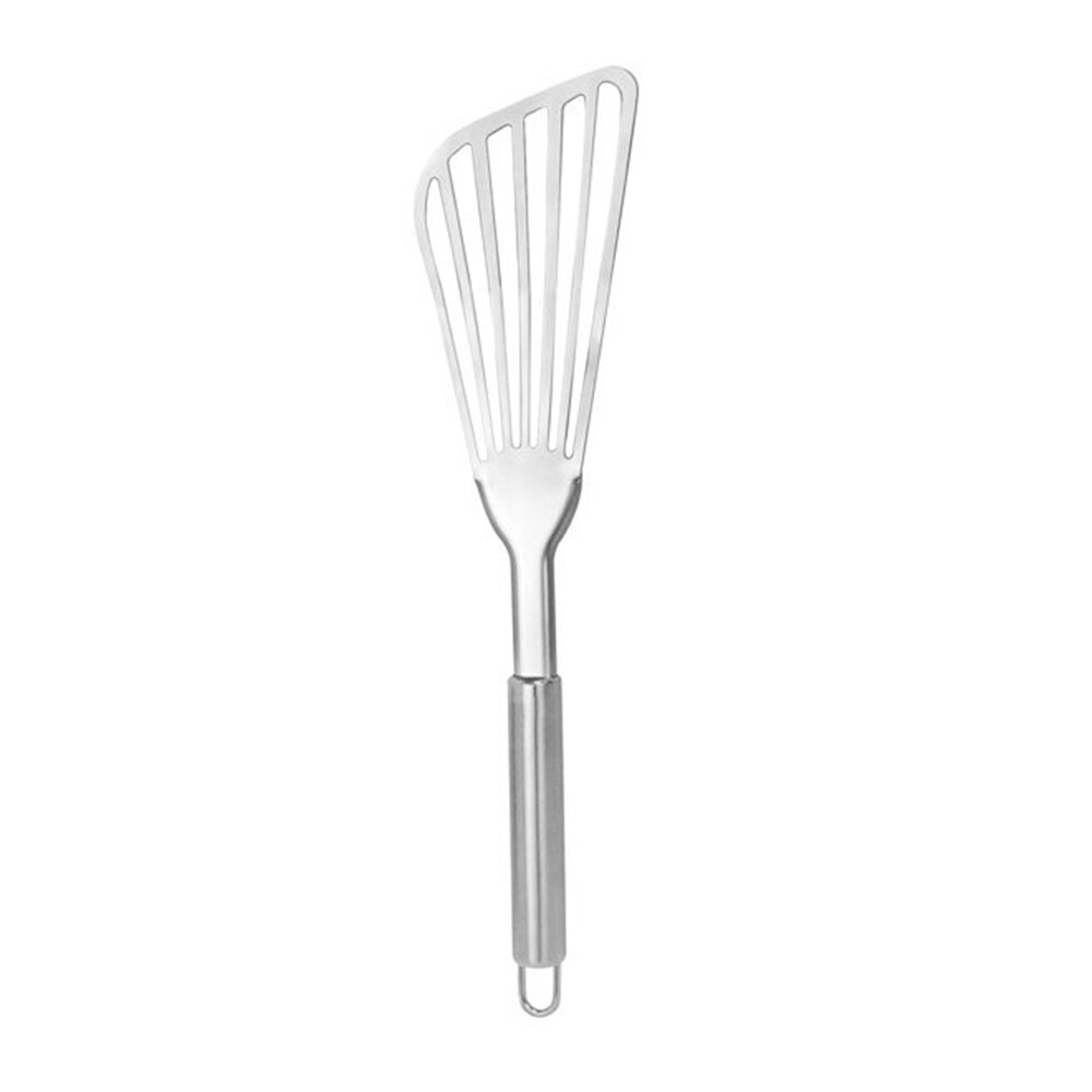 Non-stick spade i rostfritt stål stekspatel köksredskap köksredskap fisk skiva läckande spade köksredskap