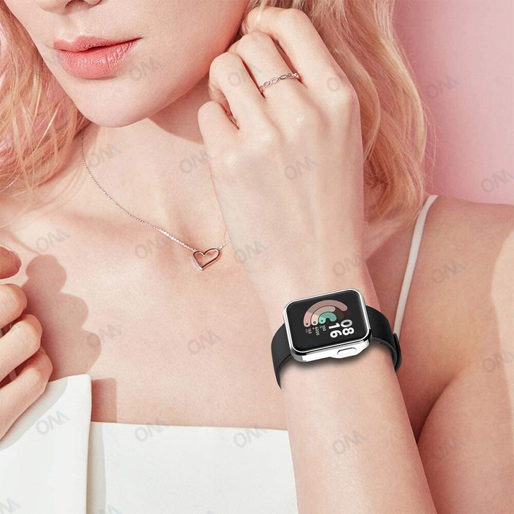 Dla Xiaomi Mi zegarek ochraniacz ekranu dla Xiaomi Mi zegarek Lite Redmi zegarek 1 2 okładka Ultra Slim inteligentny zegarek powłoka ochronna