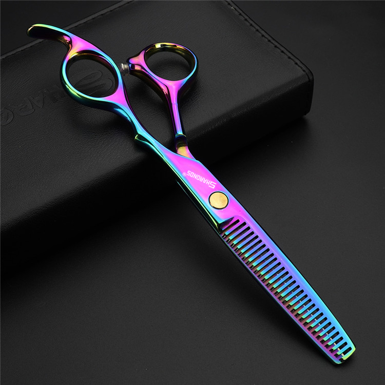 Echte kappersschaar, 6 inch kappersschaar, speciale schaar voor haarstylisten, schaar met platte tanden.: Grijs