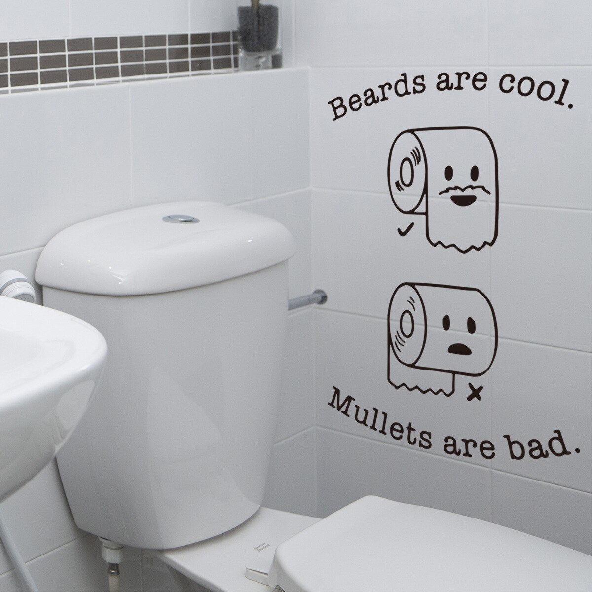 Badkamer Muurstickers Grappige Kat Patroon Waterdicht Cartoon Diy Grappig Wc Vinyl Muurstickers Voor Home Decoratie