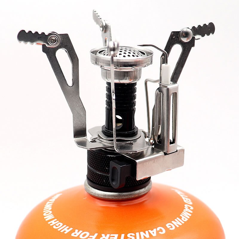 Mini Camping Stoves Folding Outdoor Gas Stove Portable Furnace Cooking Picnic Split Stoves Cooker Burners