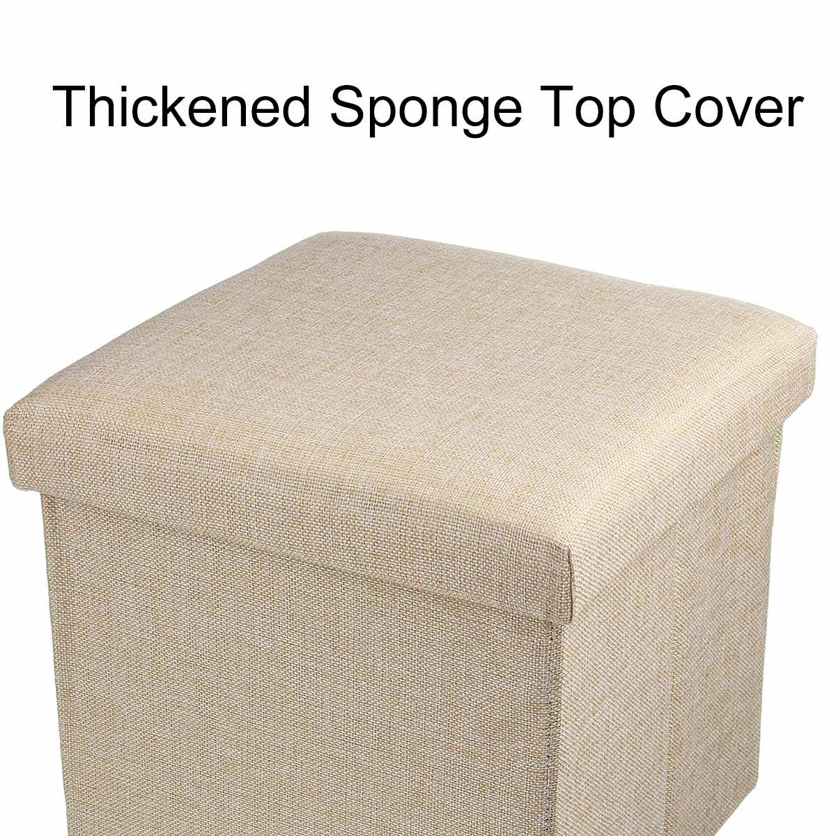 4 färger hopfällbar tyg förvaringspall bänklåda liten soffa minimalistisk konstnärlig stil barnstol fotpall 30*30*30cm