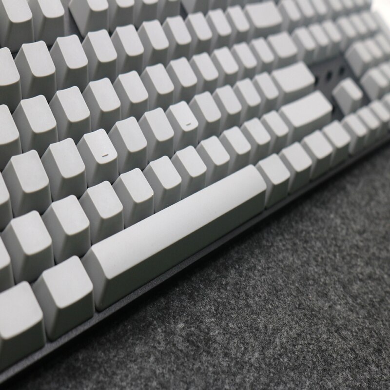 Keycap Set - PBT Plastic - Blank Personality Keycaps - Multicolor Options