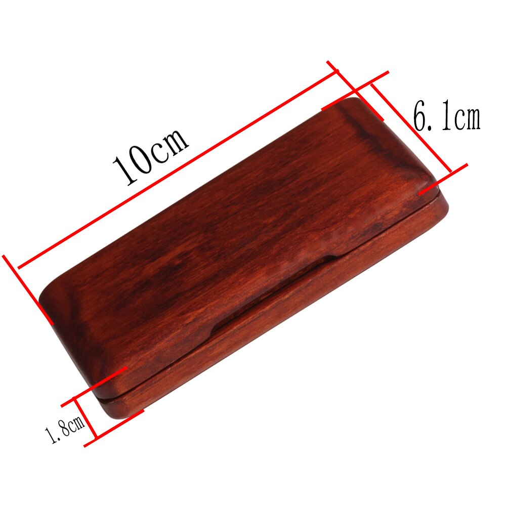 Walnut Saxophone Reed Case Woodwind Accessories Wooden Box for Tenor/Alto/Soprano Sax Clarinet Reeds Musical Instrument Parts: Red