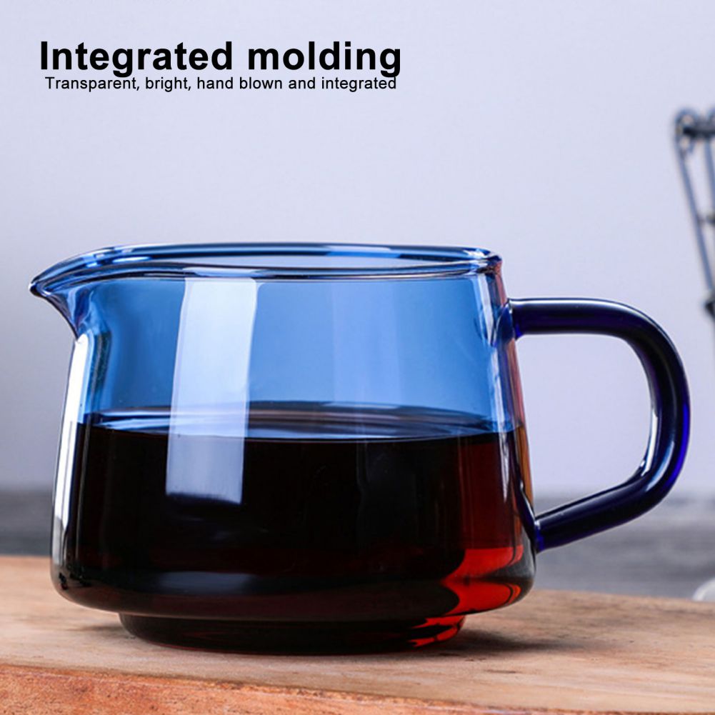 300ML/550ML Glass Coffee Sharing Pot Coffee Server Pour Out Home Brewing Cup Hand Made Coffee Maker Coffee Pot