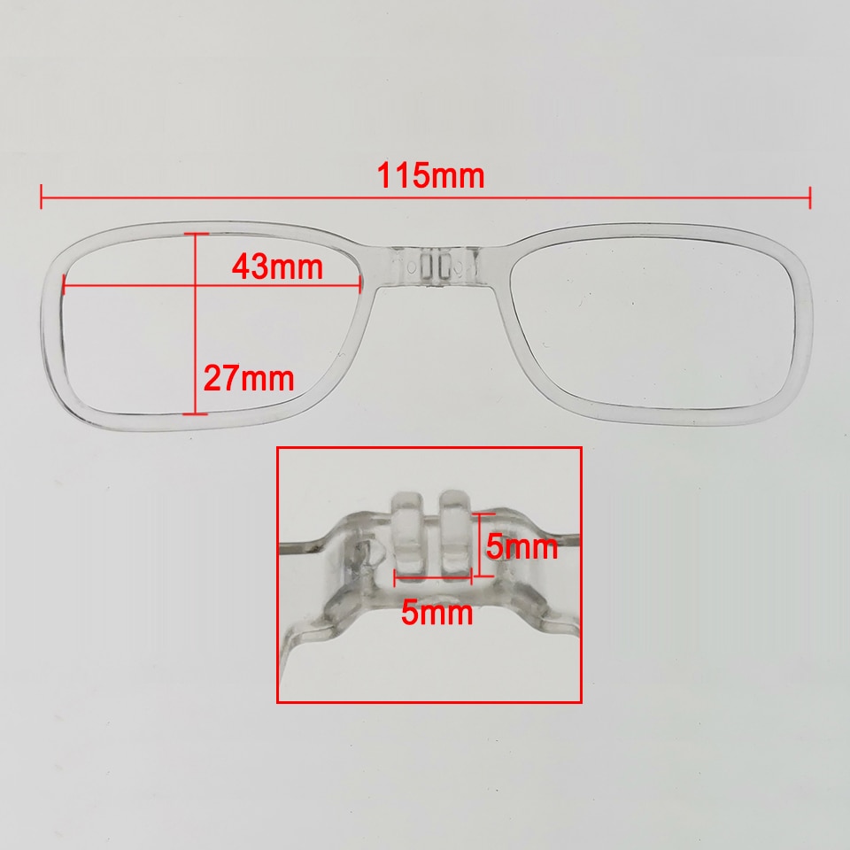 LOCLE Cycling Sunglasses Myopia Frame Glasses Goggles Inner Frame Not Include Myopia Lens
