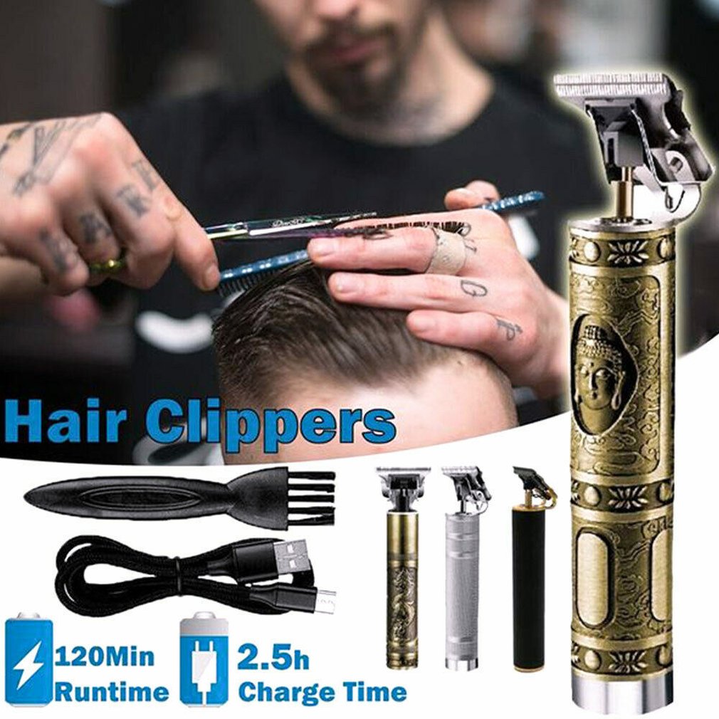 Hårklipper opladning skaldet hårklippere frisør barberhår skære maskine barberkniv skæg trimmer