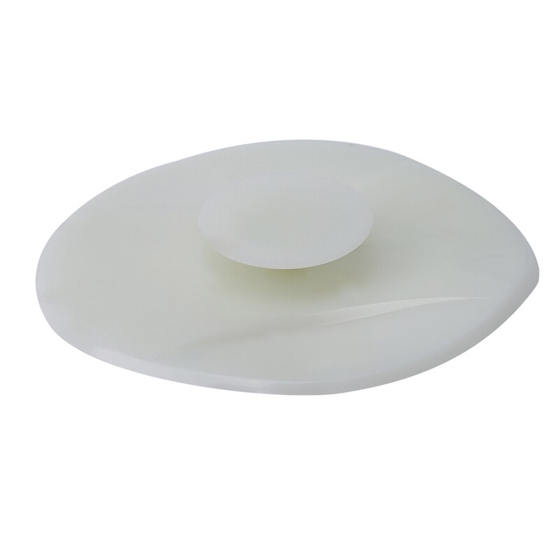 Kreis PVC Waschbecken Sieb Filter Wasser Stopper Bodenablauf Haar Fänger Badewanne Stecker Schlecht Küche Becken Stopper: Weiß