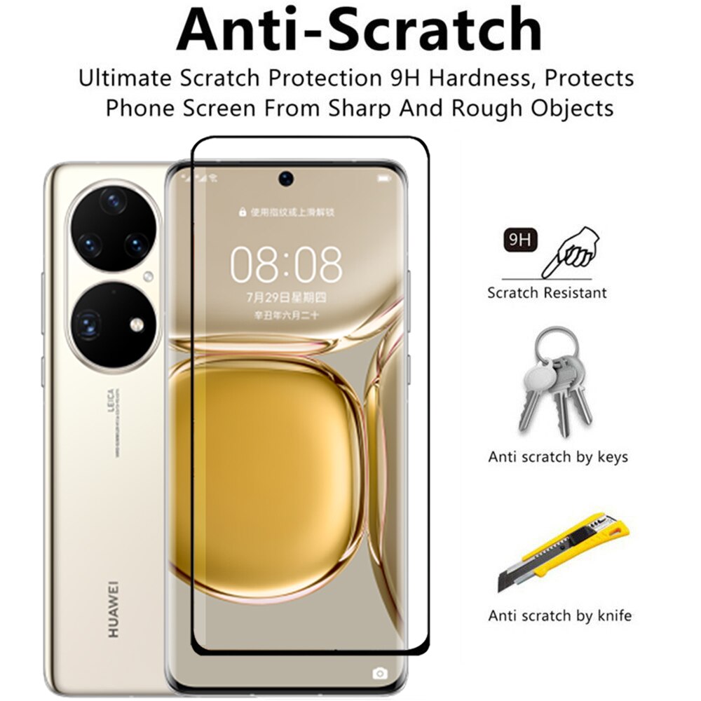 6 In 1 Screen Protector Beschermende Glas Voor Huawei P50 Pro Terug Camera Lens Film Gehard Glas Op Huawei P50 pro Glas