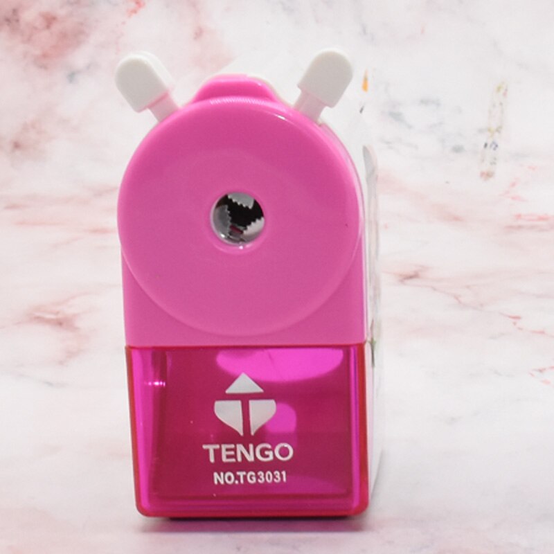 1pcs Korean Hand crank Mechanical Accessories Student Pencil Sharpener School Office Supplies: Red