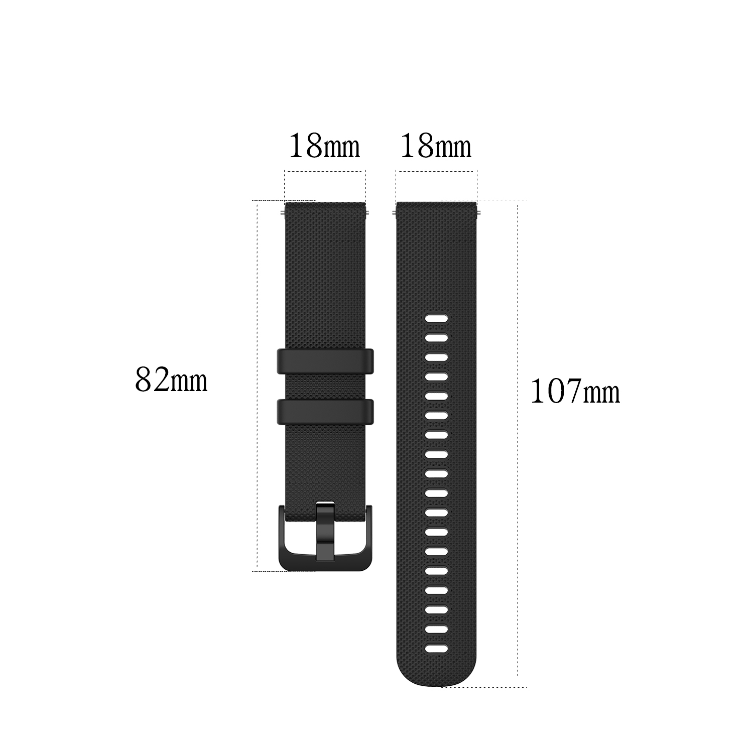 Silikonrem til garmin vivoactive 4/4s armbånd 18 20 22mm klokkerem til garmin venu 2/2s/2s Plus/vivoactive 3/ hr armbånd