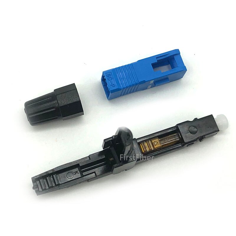 Sc Upc Snelle Connector Embedded Sc Upc Adapter Kosteneffectieve Snelle Montage Connector Ftth 10/50/100 stuks