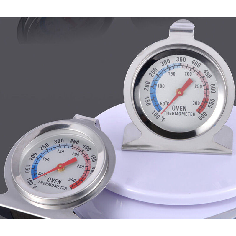 Thuis Rvs Oven Thermometer Keuken Voedsel Vlees Dial Temperatuurmeter